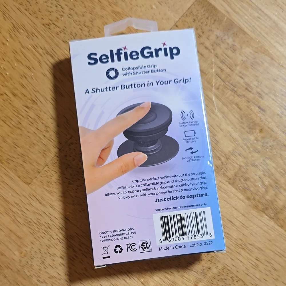 SelfieGrip Collapsible Grip with Shutter Button